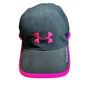 Under Armour Coldblack HeatGear Running Hat Black Pink Ribbon OSFA Mens Womens